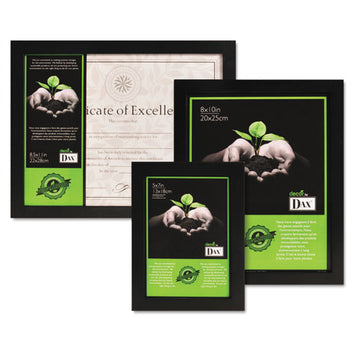 DAX® Solid Wood Photo-picture Frame, Easel Back, 8 X 10, Black freeshipping - TVN Wholesale